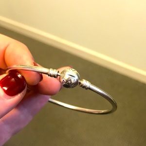 Pandora silver bangle